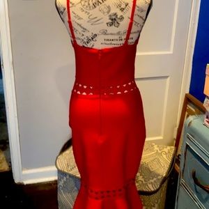 Beautiful Middy Red Dress..Shows great curves Material Elastane Material…